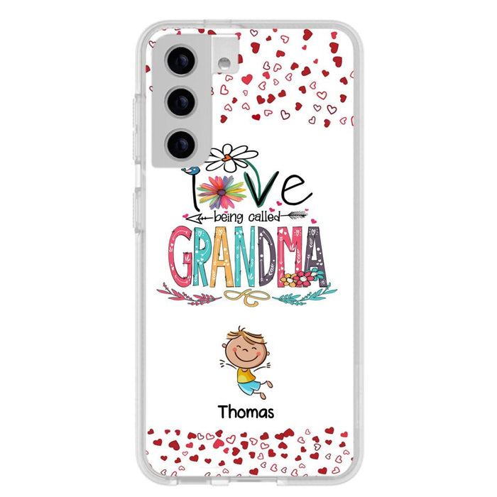 Custom Personalized Blessed To Be Called Nana Phone Case - Upto 5 Kids - Gift Idea For Nana/ Mama/Kids - Case For iPhone And Samsung