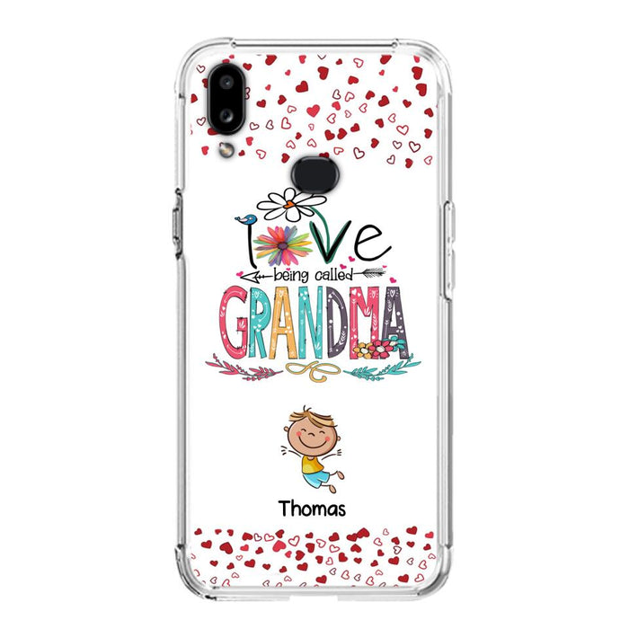 Custom Personalized Blessed To Be Called Nana Phone Case - Upto 5 Kids - Gift Idea For Nana/ Mama/Kids - Case For iPhone And Samsung