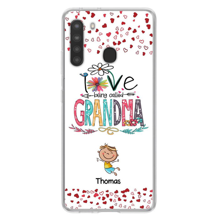 Custom Personalized Blessed To Be Called Nana Phone Case - Upto 5 Kids - Gift Idea For Nana/ Mama/Kids - Case For iPhone And Samsung