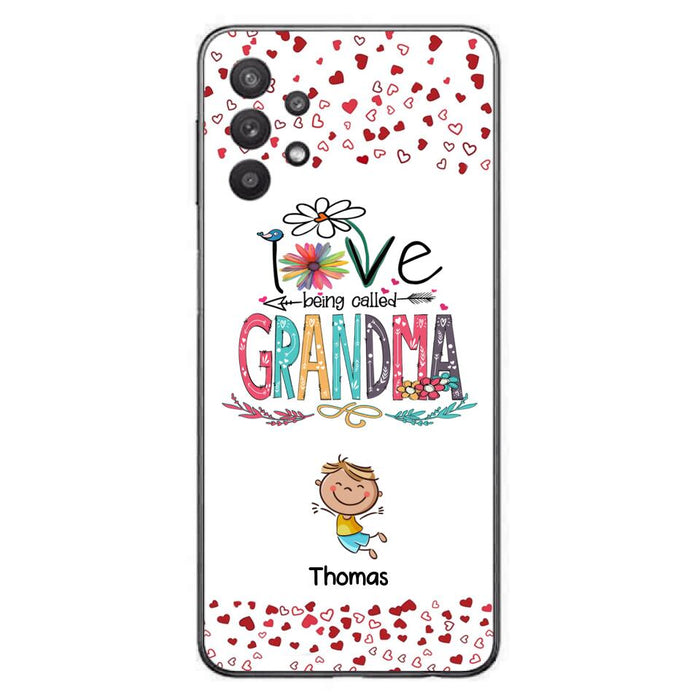 Custom Personalized Blessed To Be Called Nana Phone Case - Upto 5 Kids - Gift Idea For Nana/ Mama/Kids - Case For iPhone And Samsung