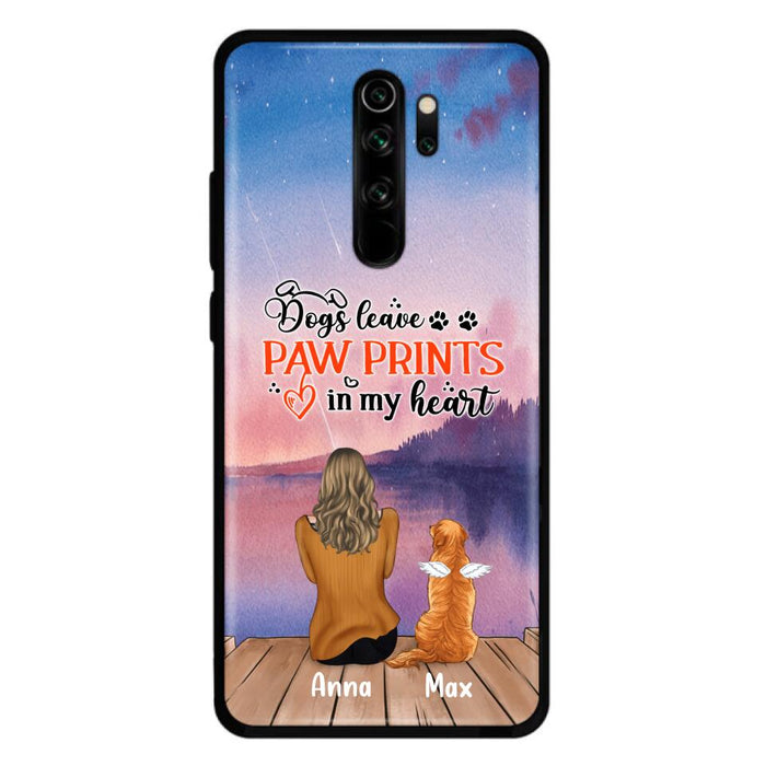 Custom Personalized Dog Phone Case - Man/ Woman/ Couple With Upto 4 Dogs - Gift Idea For Dog Lover - My Angel Has Paws - Case For Xiaomi, Oppo And Huawei