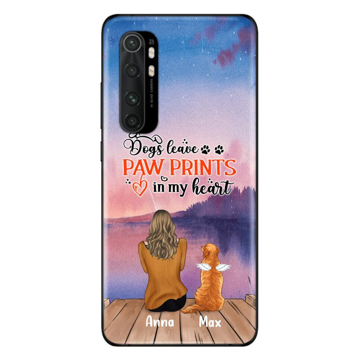 Custom Personalized Dog Phone Case - Man/ Woman/ Couple With Upto 4 Dogs - Gift Idea For Dog Lover - My Angel Has Paws - Case For Xiaomi, Oppo And Huawei