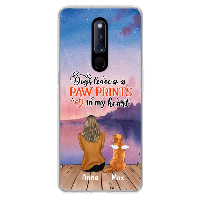 Custom Personalized Dog Phone Case - Man/ Woman/ Couple With Upto 4 Dogs - Gift Idea For Dog Lover - My Angel Has Paws - Case For Xiaomi, Oppo And Huawei