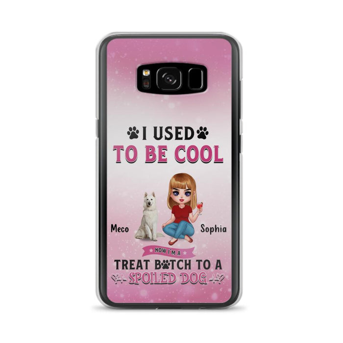 Custom Personalized Dog Mom Phone Case - Gift Idea For Dog Lover - I Used To Be Cool - Up to 5 Dogs - Case For iPhone And Samsung