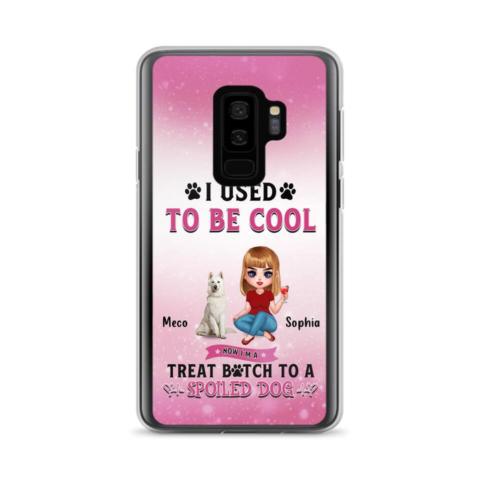 Custom Personalized Dog Mom Phone Case - Gift Idea For Dog Lover - I Used To Be Cool - Up to 5 Dogs - Case For iPhone And Samsung