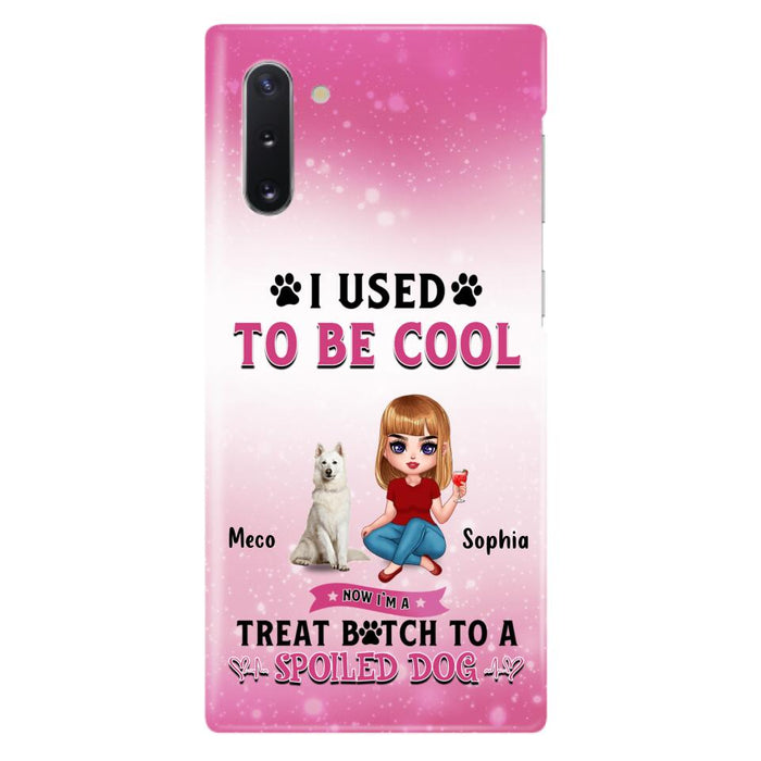 Custom Personalized Dog Mom Phone Case - Gift Idea For Dog Lover - I Used To Be Cool - Up to 5 Dogs - Case For iPhone And Samsung