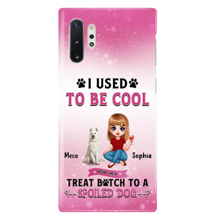 Custom Personalized Dog Mom Phone Case - Gift Idea For Dog Lover - I Used To Be Cool - Up to 5 Dogs - Case For iPhone And Samsung