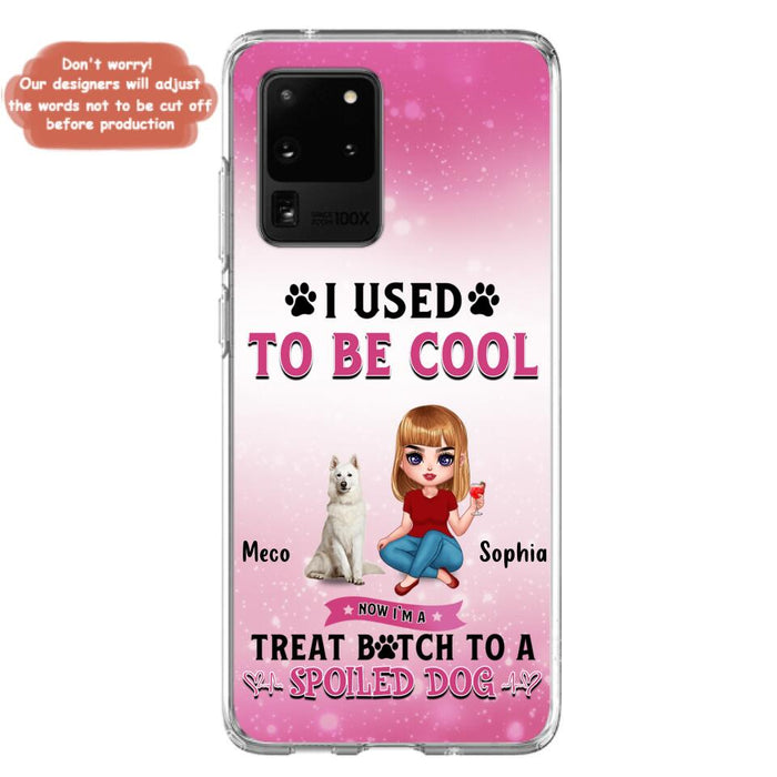 Custom Personalized Dog Mom Phone Case - Gift Idea For Dog Lover - I Used To Be Cool - Up to 5 Dogs - Case For iPhone And Samsung