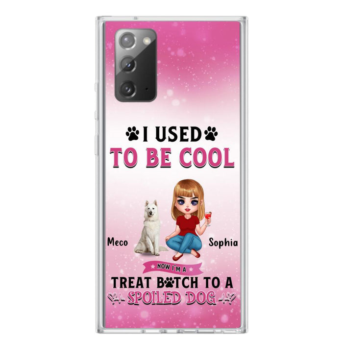 Custom Personalized Dog Mom Phone Case - Gift Idea For Dog Lover - I Used To Be Cool - Up to 5 Dogs - Case For iPhone And Samsung