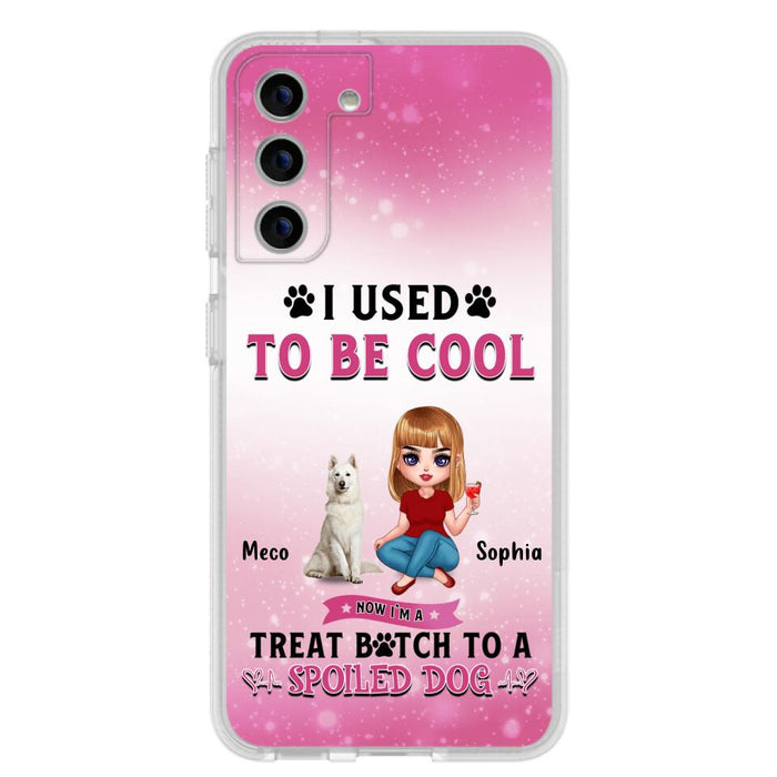 Custom Personalized Dog Mom Phone Case - Gift Idea For Dog Lover - I Used To Be Cool - Up to 5 Dogs - Case For iPhone And Samsung