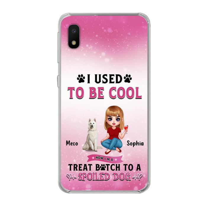 Custom Personalized Dog Mom Phone Case - Gift Idea For Dog Lover - I Used To Be Cool - Up to 5 Dogs - Case For iPhone And Samsung