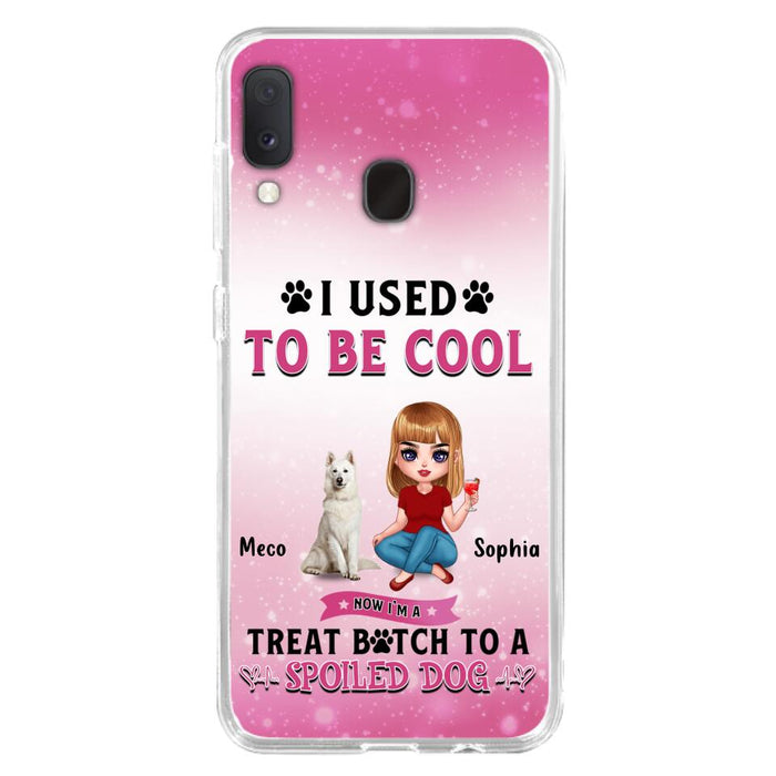 Custom Personalized Dog Mom Phone Case - Gift Idea For Dog Lover - I Used To Be Cool - Up to 5 Dogs - Case For iPhone And Samsung