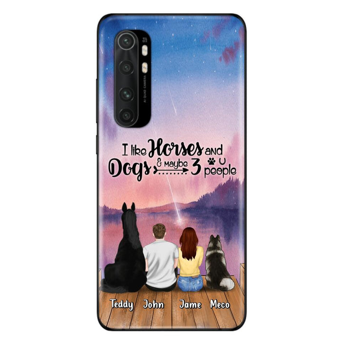 Custom Personalized Horse Dog Parents Phone Case - Forever In My Heart - Case For Xiaomi, Oppo And Huawei