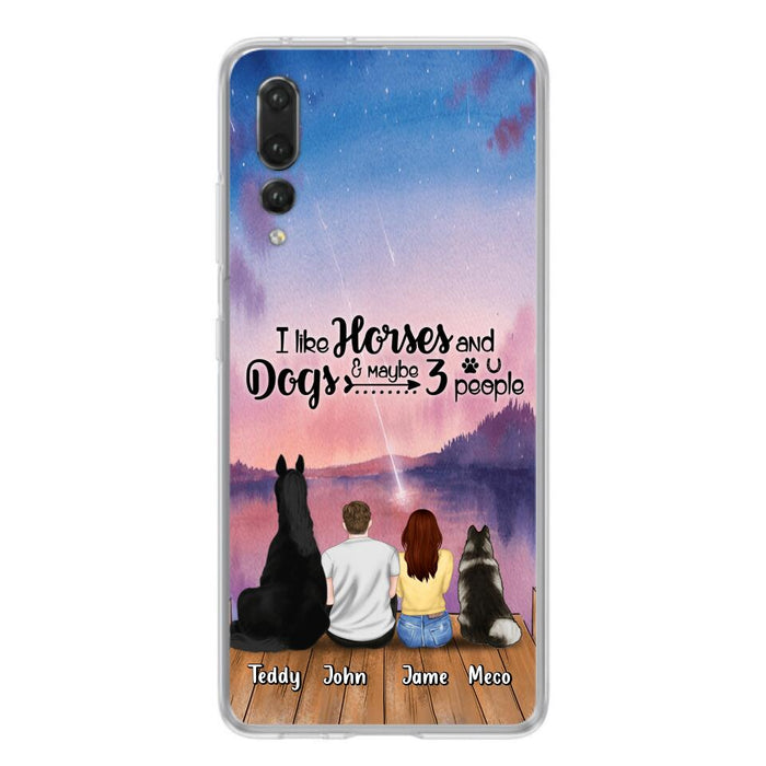 Custom Personalized Horse Dog Parents Phone Case - Forever In My Heart - Case For Xiaomi, Oppo And Huawei