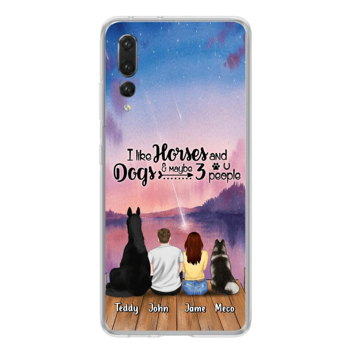 Custom Personalized Horse Dog Parents Phone Case - Forever In My Heart - Case For Xiaomi, Oppo And Huawei