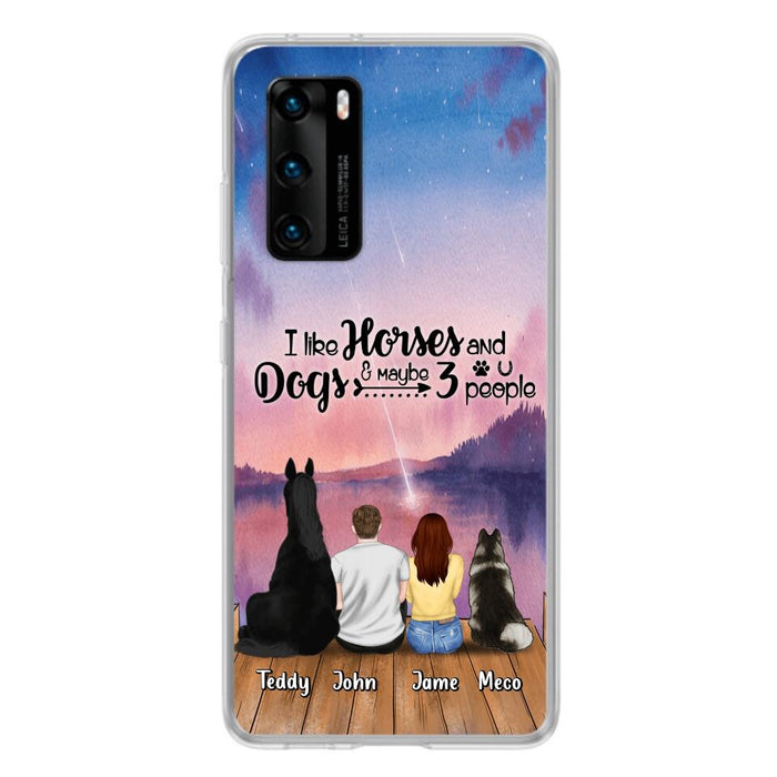 Custom Personalized Horse Dog Parents Phone Case - Forever In My Heart - Case For Xiaomi, Oppo And Huawei