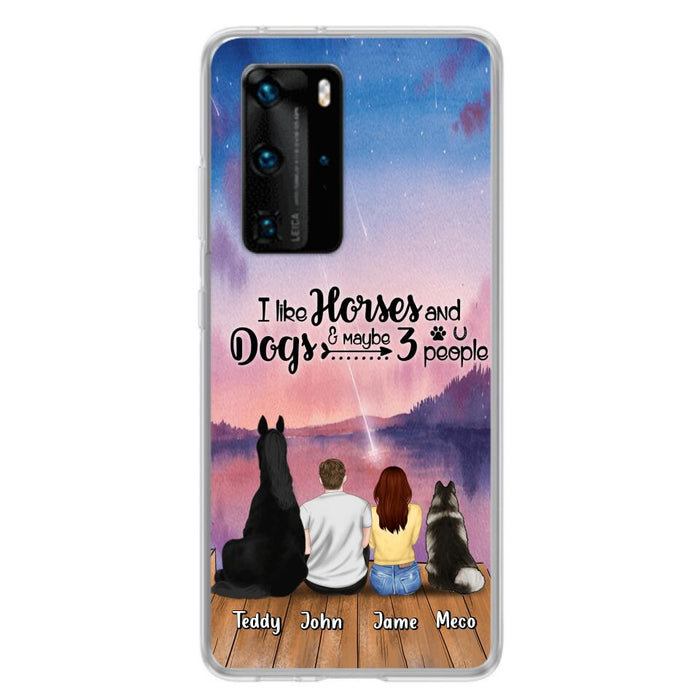 Custom Personalized Horse Dog Parents Phone Case - Forever In My Heart - Case For Xiaomi, Oppo And Huawei