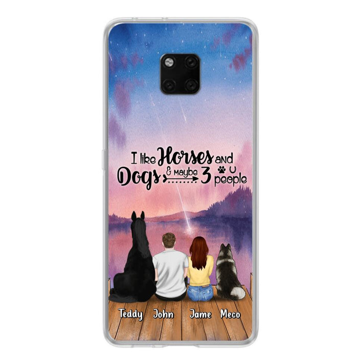 Custom Personalized Horse Dog Parents Phone Case - Forever In My Heart - Case For Xiaomi, Oppo And Huawei