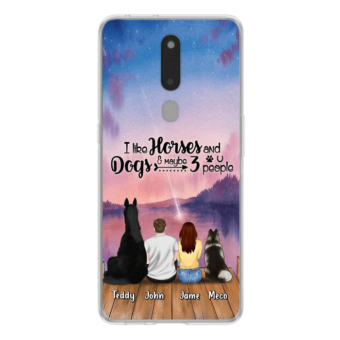 Custom Personalized Horse Dog Parents Phone Case - Forever In My Heart - Case For Xiaomi, Oppo And Huawei