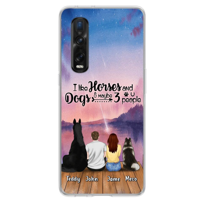 Custom Personalized Horse Dog Parents Phone Case - Forever In My Heart - Case For Xiaomi, Oppo And Huawei