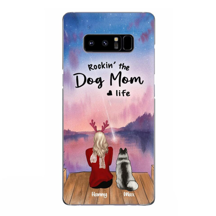 Custom Personalized Family Christmas Phone Case - Life Is Better With Dogs