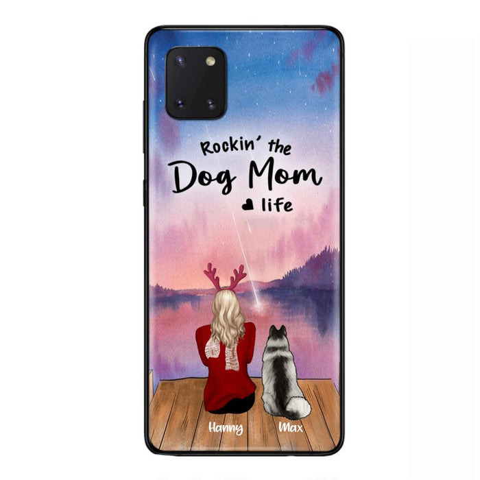 Custom Personalized Family Christmas Phone Case - Life Is Better With Dogs