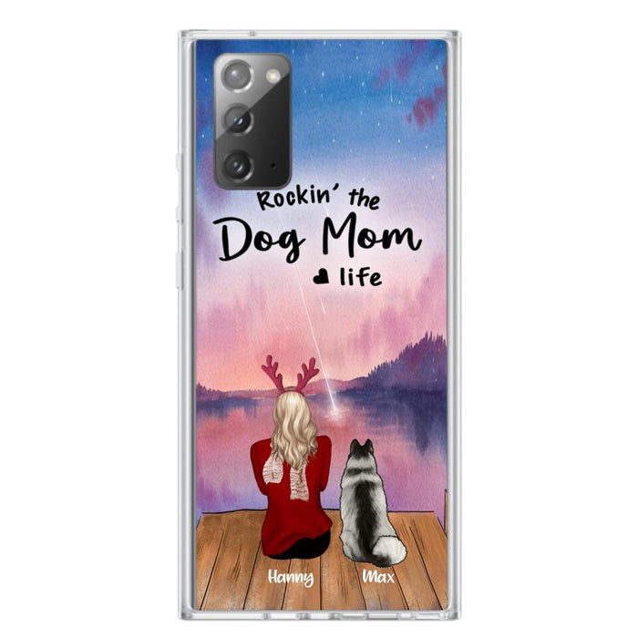 Custom Personalized Family Christmas Phone Case - Life Is Better With Dogs