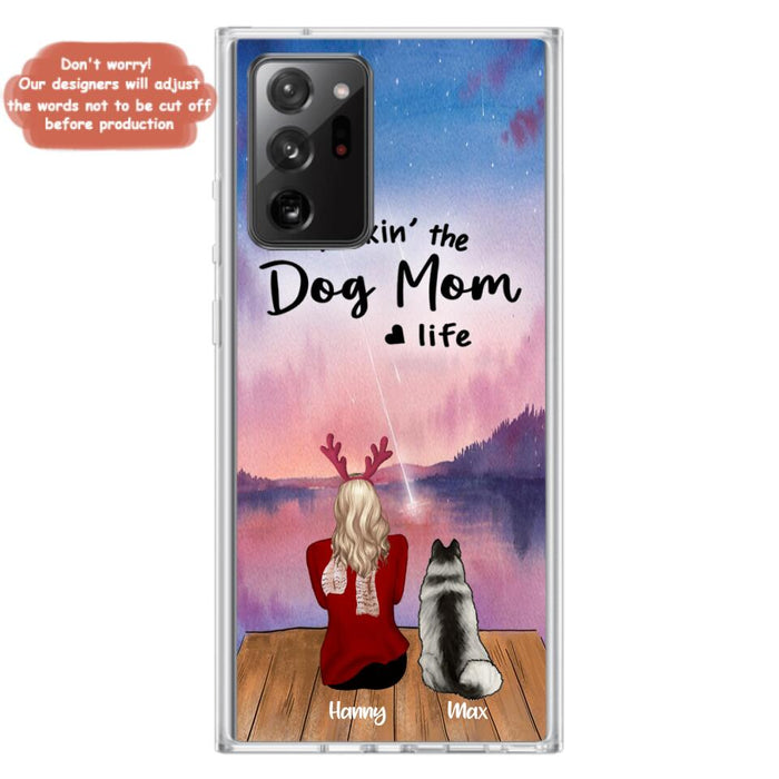 Custom Personalized Family Christmas Phone Case - Life Is Better With Dogs