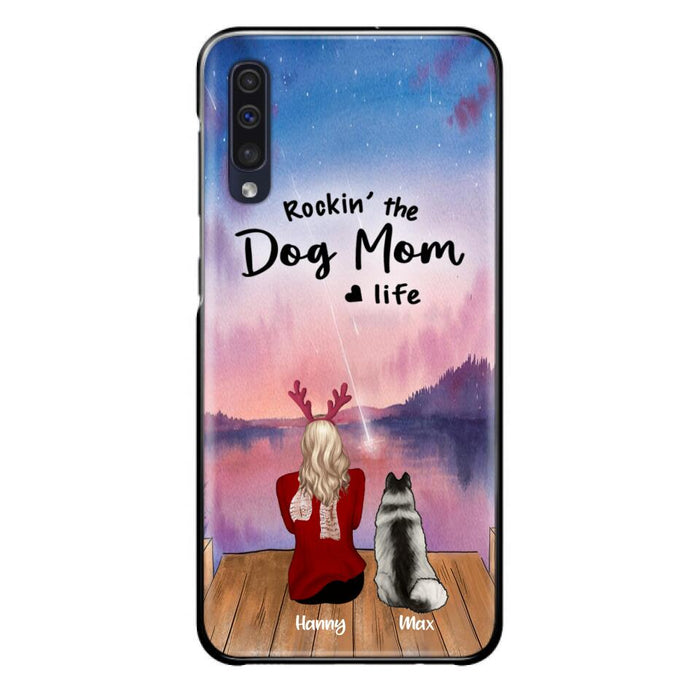 Custom Personalized Family Christmas Phone Case - Life Is Better With Dogs