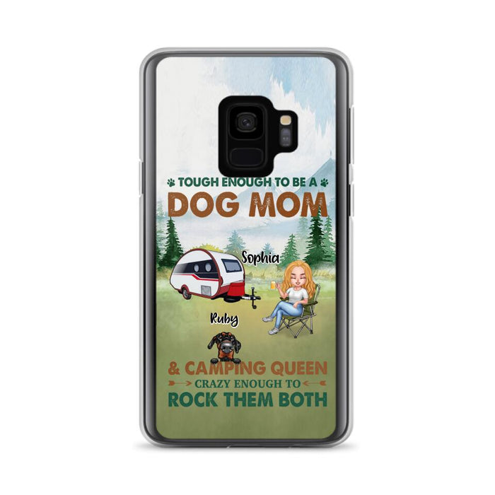 Custom Personalized Camping With Dogs Phone Case - Up to 5 Dogs - Best Gift For Dog Lovers - I Like Camping And Dogs And Maybe 3 People - Case For iPhone/Samsung