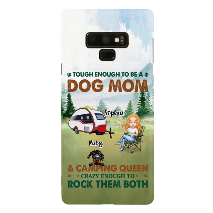 Custom Personalized Camping With Dogs Phone Case - Up to 5 Dogs - Best Gift For Dog Lovers - I Like Camping And Dogs And Maybe 3 People - Case For iPhone/Samsung