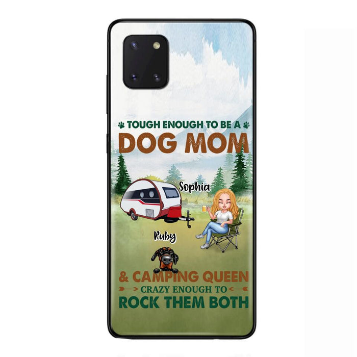 Custom Personalized Camping With Dogs Phone Case - Up to 5 Dogs - Best Gift For Dog Lovers - I Like Camping And Dogs And Maybe 3 People - Case For iPhone/Samsung