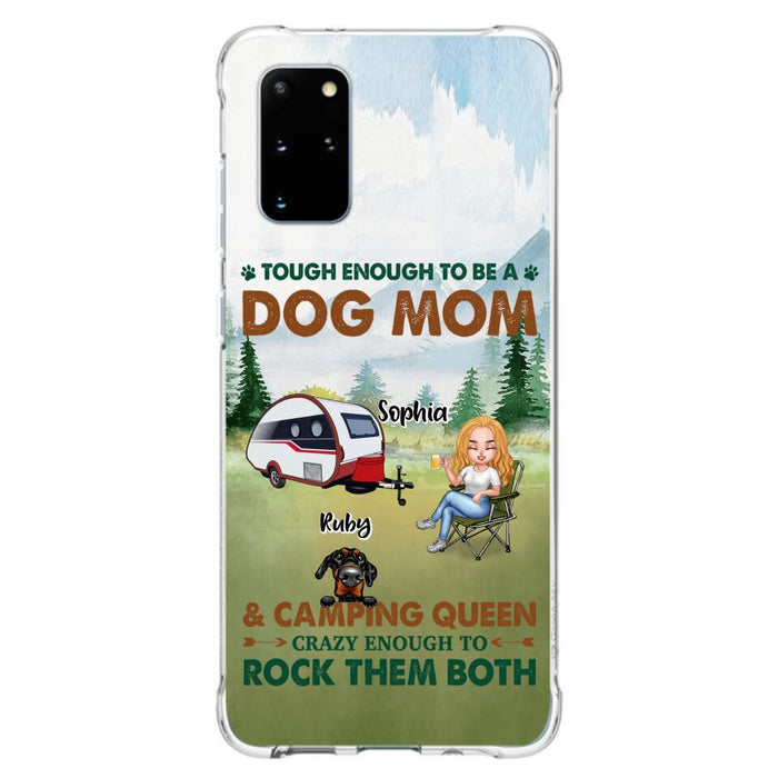 Custom Personalized Camping With Dogs Phone Case - Up to 5 Dogs - Best Gift For Dog Lovers - I Like Camping And Dogs And Maybe 3 People - Case For iPhone/Samsung