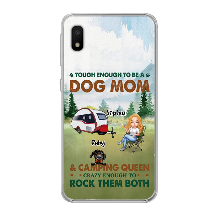 Custom Personalized Camping With Dogs Phone Case - Up to 5 Dogs - Best Gift For Dog Lovers - I Like Camping And Dogs And Maybe 3 People - Case For iPhone/Samsung