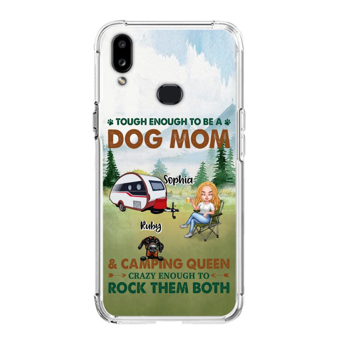 Custom Personalized Camping With Dogs Phone Case - Up to 5 Dogs - Best Gift For Dog Lovers - I Like Camping And Dogs And Maybe 3 People - Case For iPhone/Samsung