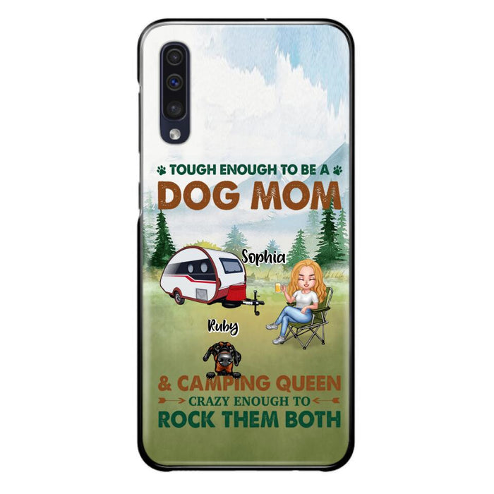 Custom Personalized Camping With Dogs Phone Case - Up to 5 Dogs - Best Gift For Dog Lovers - I Like Camping And Dogs And Maybe 3 People - Case For iPhone/Samsung