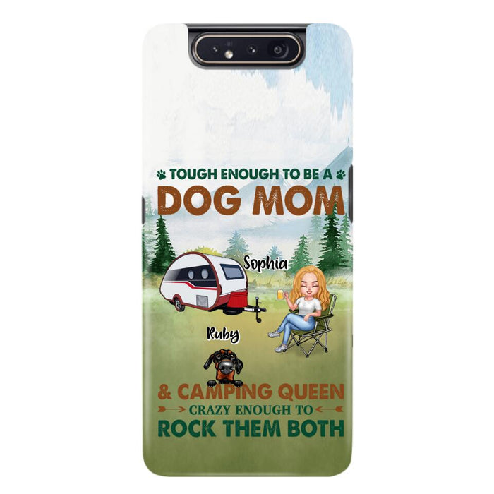 Custom Personalized Camping With Dogs Phone Case - Up to 5 Dogs - Best Gift For Dog Lovers - I Like Camping And Dogs And Maybe 3 People - Case For iPhone/Samsung