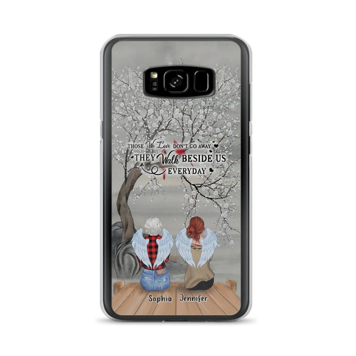 Custom Personalized Memorial Family Member Loss Phone Case - Up to 5 People - Memorial Gift Idea - Those We Love Don't Go Away - Case For iPhone And Samsung