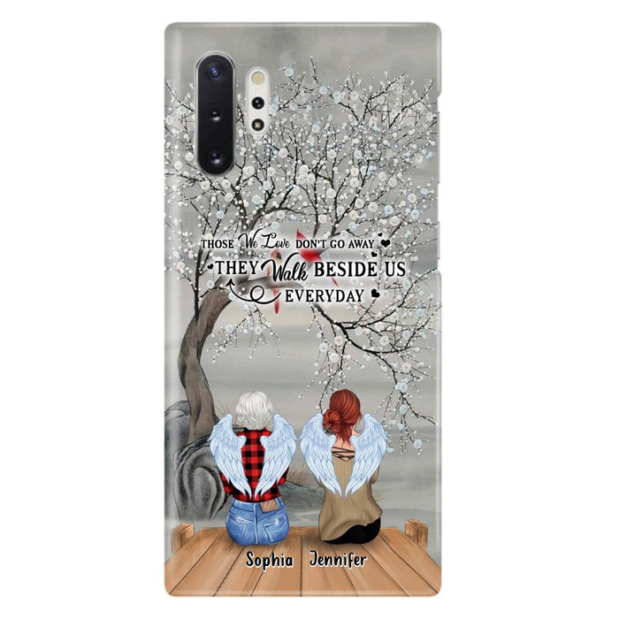 Custom Personalized Memorial Family Member Loss Phone Case - Up to 5 People - Memorial Gift Idea - Those We Love Don't Go Away - Case For iPhone And Samsung