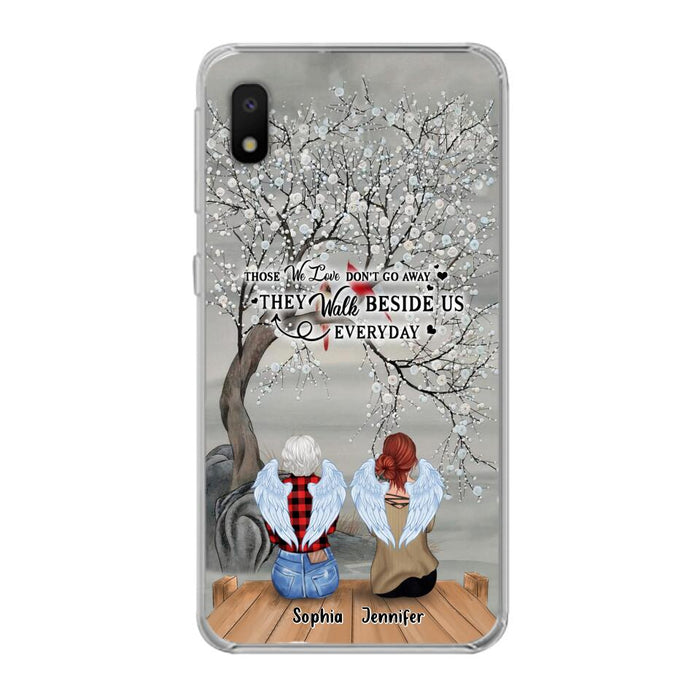 Custom Personalized Memorial Family Member Loss Phone Case - Up to 5 People - Memorial Gift Idea - Those We Love Don't Go Away - Case For iPhone And Samsung