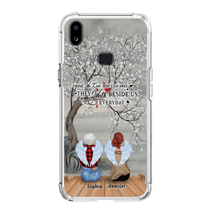 Custom Personalized Memorial Family Member Loss Phone Case - Up to 5 People - Memorial Gift Idea - Those We Love Don't Go Away - Case For iPhone And Samsung