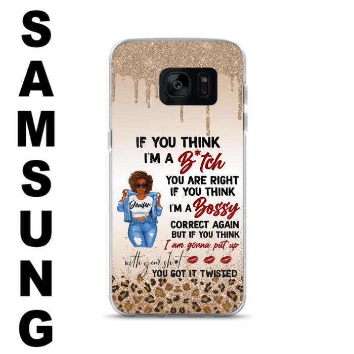 Custom Personalized Someone Called Me A Bitch Phone Case - Case For iPhone and Samsung Models