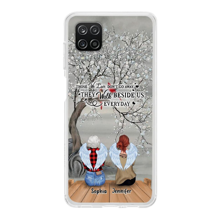 Custom Personalized Memorial Family Member Loss Phone Case - Up to 5 People - Memorial Gift Idea - Those We Love Don't Go Away - Case For iPhone And Samsung