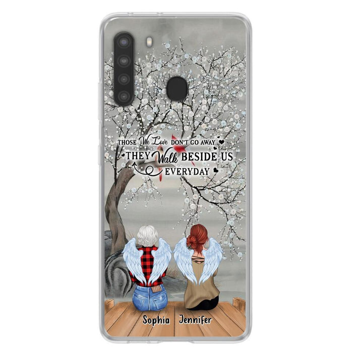 Custom Personalized Memorial Family Member Loss Phone Case - Up to 5 People - Memorial Gift Idea - Those We Love Don't Go Away - Case For iPhone And Samsung