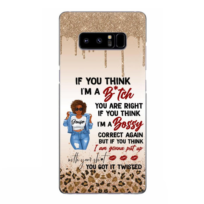 Custom Personalized Someone Called Me A Bitch Phone Case - Case For iPhone and Samsung Models