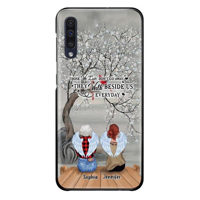 Custom Personalized Memorial Family Member Loss Phone Case - Up to 5 People - Memorial Gift Idea - Those We Love Don't Go Away - Case For iPhone And Samsung