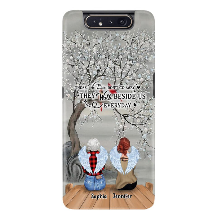 Custom Personalized Memorial Family Member Loss Phone Case - Up to 5 People - Memorial Gift Idea - Those We Love Don't Go Away - Case For iPhone And Samsung