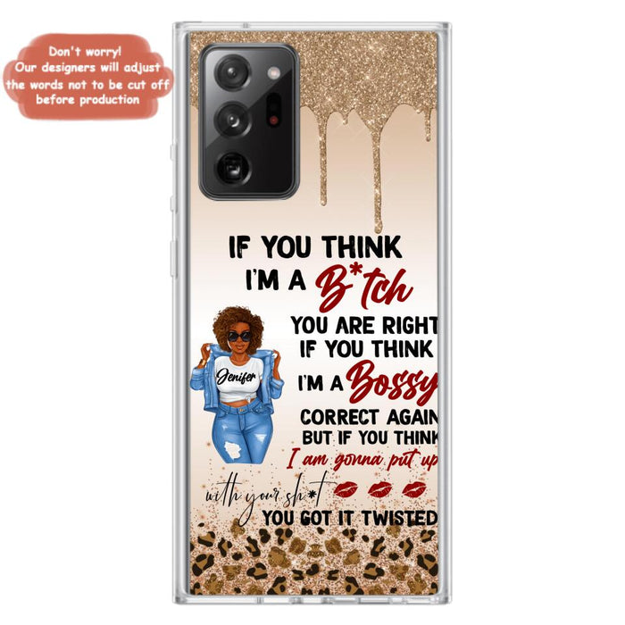 Custom Personalized Someone Called Me A Bitch Phone Case - Case For iPhone and Samsung Models