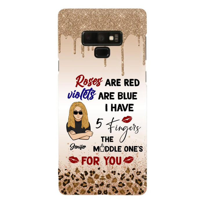 Custom Personalized iPhone and Samsung Case - Gift For Birthday/ Friends - Rose Are Red, Violets Are Blue