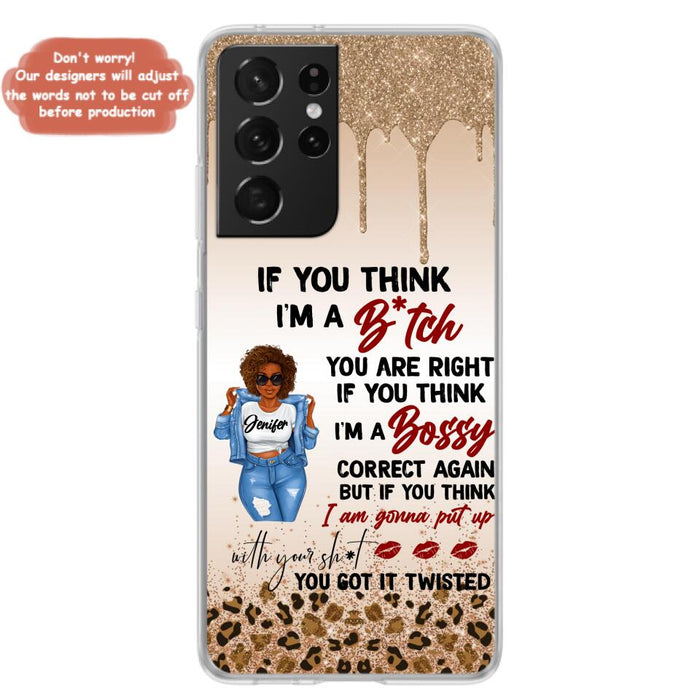 Custom Personalized Someone Called Me A Bitch Phone Case - Case For iPhone and Samsung Models